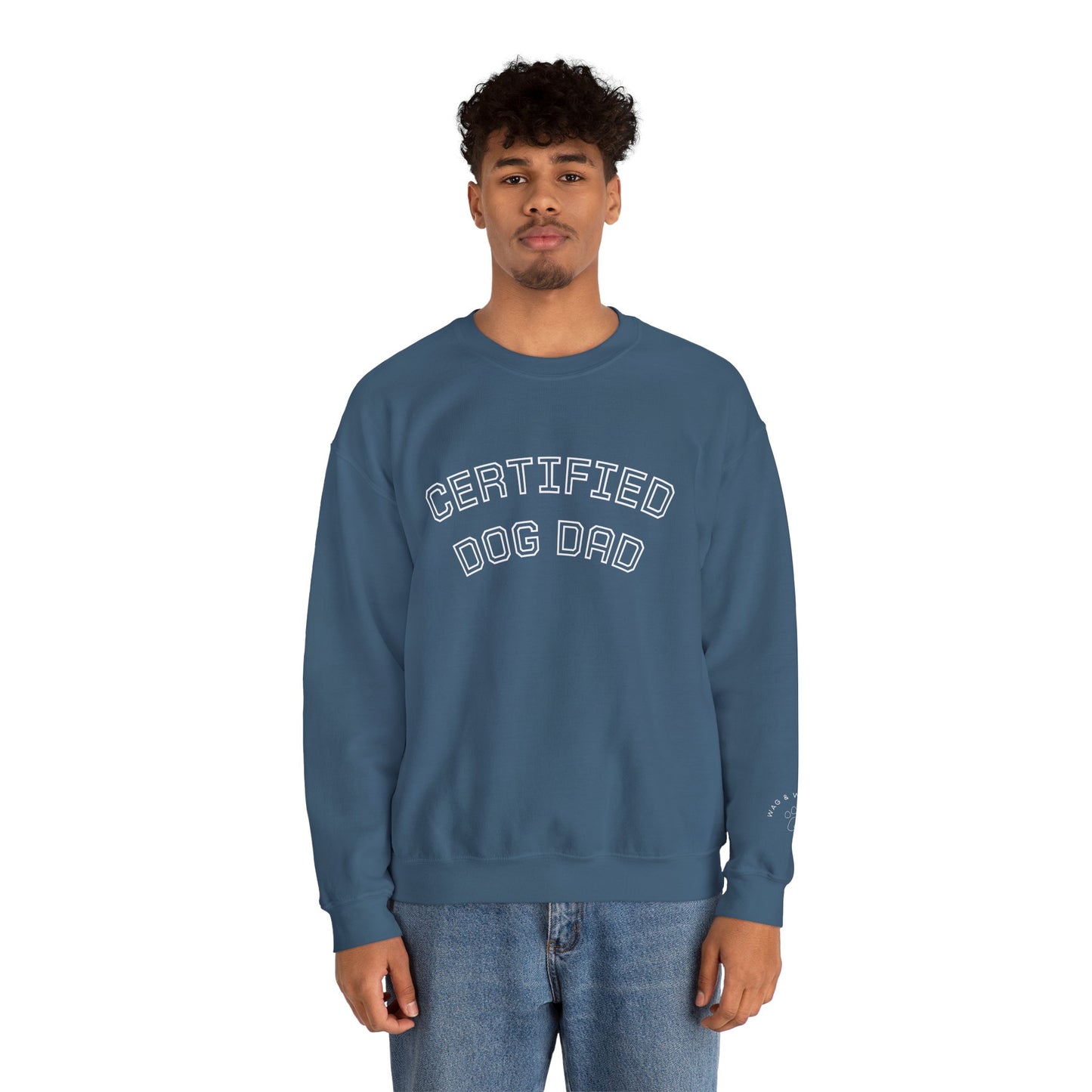 Certified Dog Dad Crewneck - Unisex Heavy Blend™
