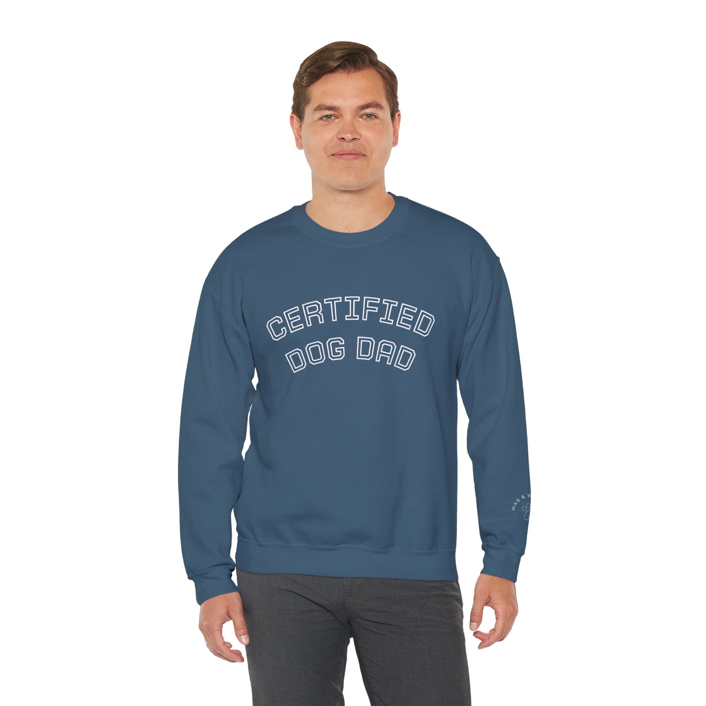 Certified Dog Dad Crewneck - Unisex Heavy Blend™